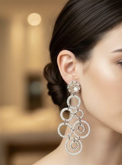 Orecchini Cianfrone Gioielli Donna in Lega metallica ORLE-198 - ORLE-198